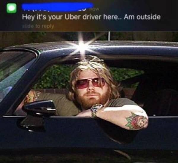 funny uber driver memes