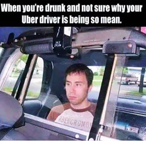 uber driver meme guy