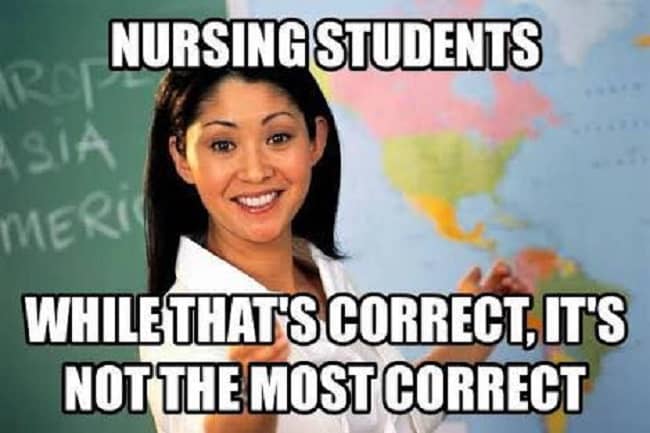 Nursing Student Meme